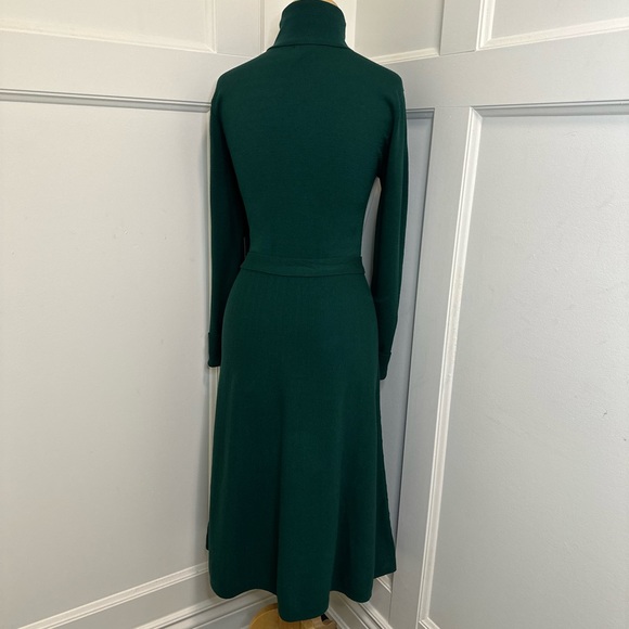 New Emerald Green Vince Camuto Jersey Dress - Picture 5 of 11
